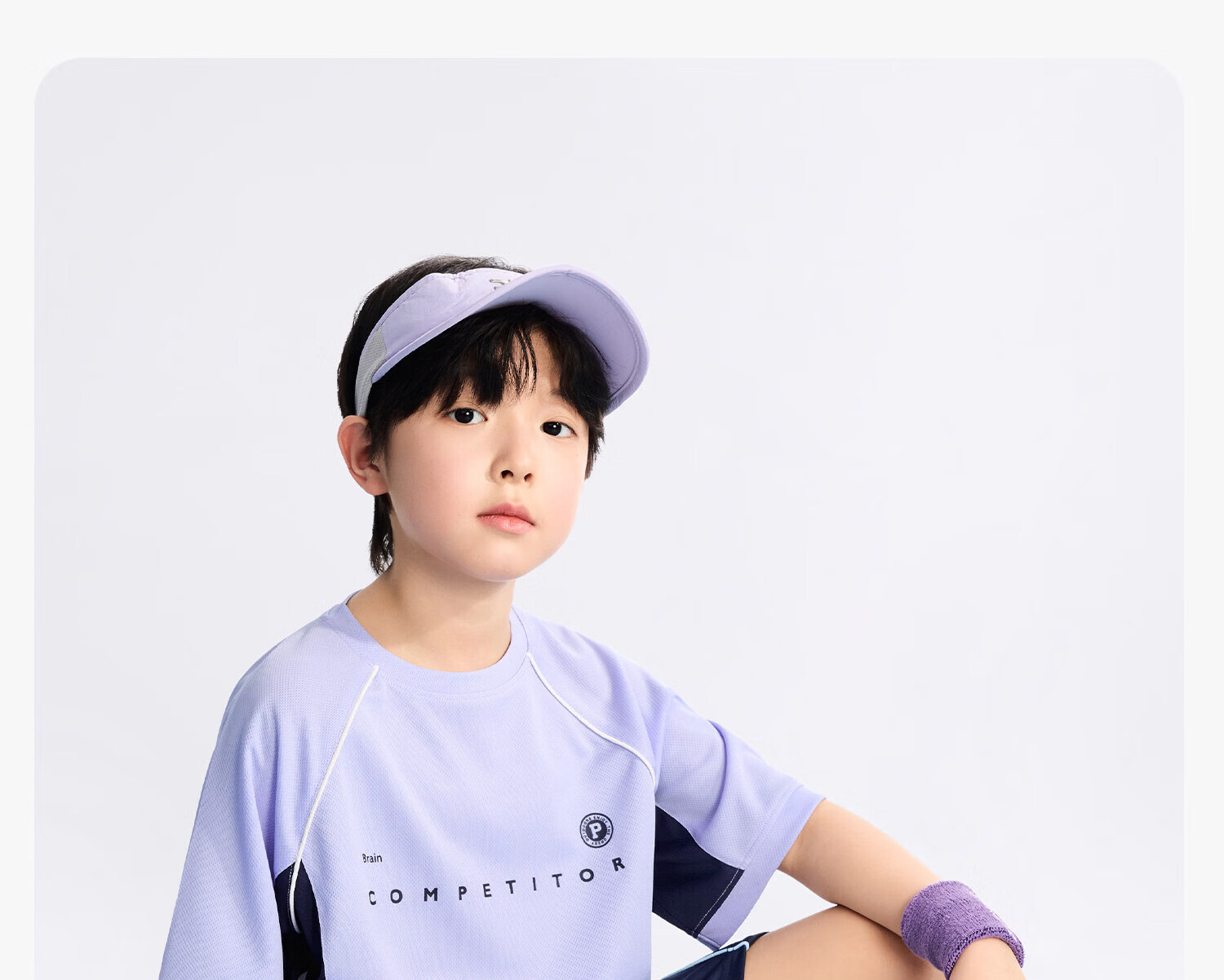 Zuo Xi Boys' Summer Sportswear Set A-Class 2026 Patchwork Mesh Quick-Dry Breathable White 150 38